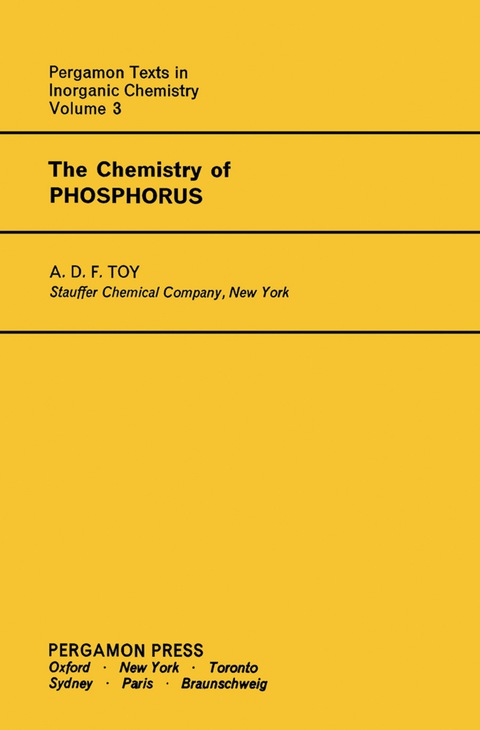 Cover image for book The Chemistry of Phosphorus