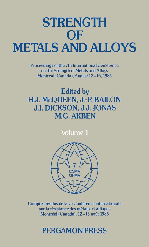Cover image for book Strength of Metals and Alloys (ICSMA 7)