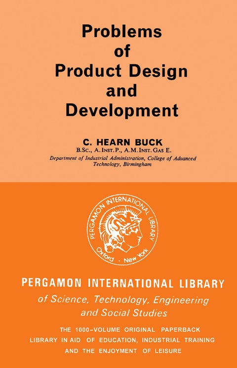 Cover image for book Problems of Product Design and Development