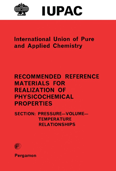 Cover image for book Recommended Reference Materials for Realization of Physicochemical Properties