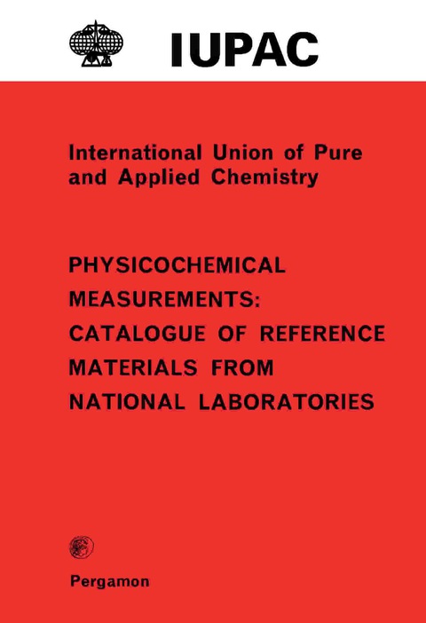 Cover image for book Physicochemical Measurements