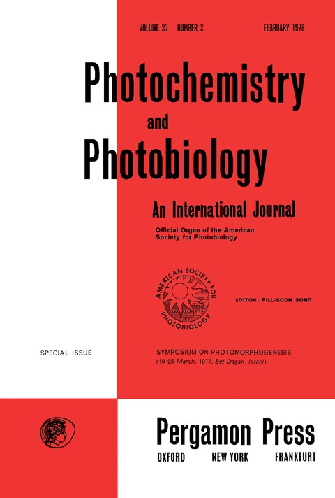 Cover image for book Annual European Symposium on Photomorphogenesis