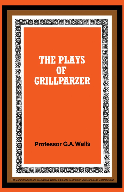 Cover image for book The Plays of Grillparzer