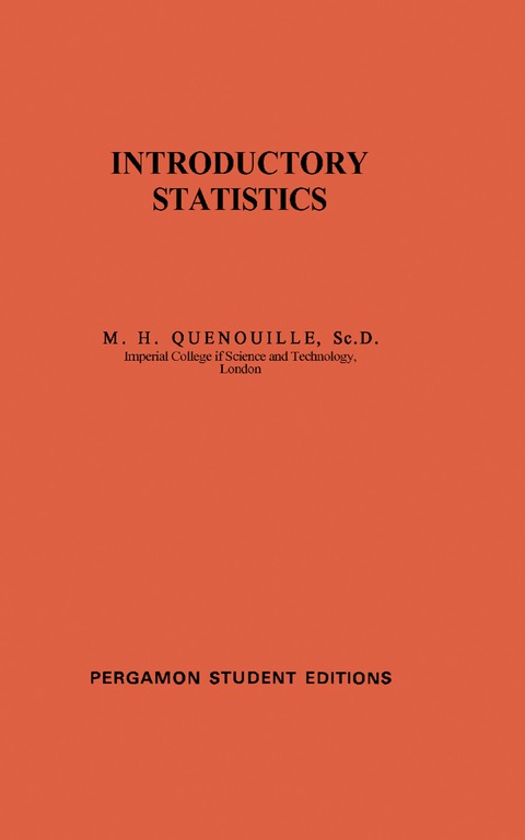 Cover image for book Introductory Statistics