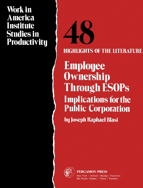 Cover image for book Employee Ownership Through ESOPS