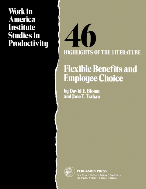 Cover image for book Flexible Benefits and Employee Choice