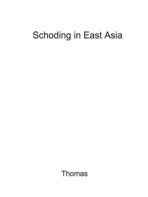 Cover image for book Schooling in East Asia