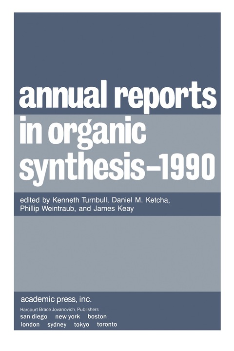 Cover image for book Annual Reports in Organic Synthesis – 1990