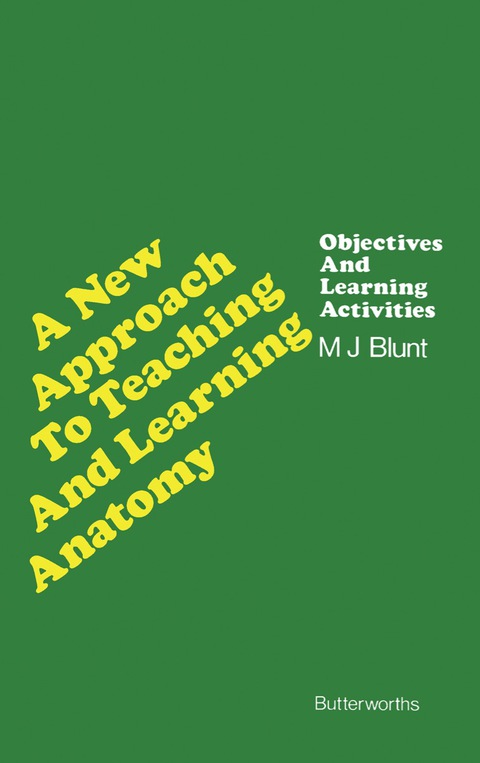 Cover image for book A New Approach to Teaching and Learning Anatomy