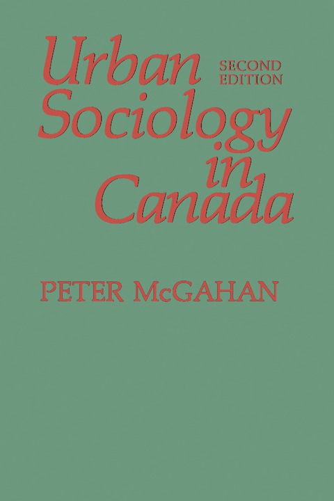 Cover image for book Urban Sociology in Canada