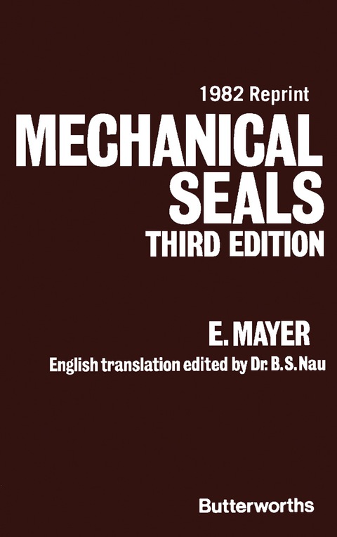Cover image for book Mechanical Seals