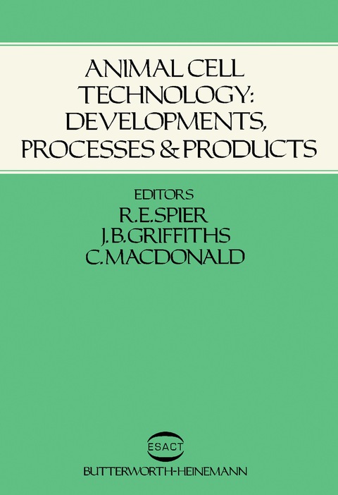 Cover image for book Animal Cell Technology