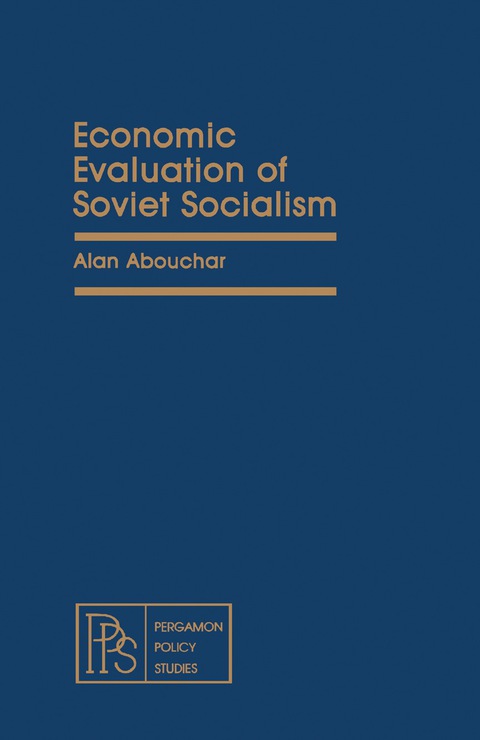 Cover image for book Economic Evaluation of Soviet Socialism
