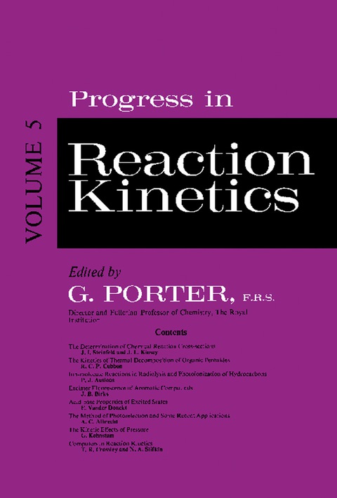 Cover image for book Progress in Reaction Kinetics