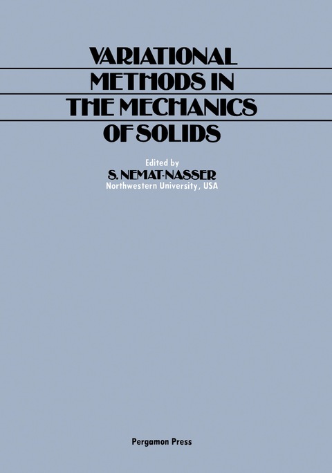Cover image for book Variational Methods in the Mechanics of Solids