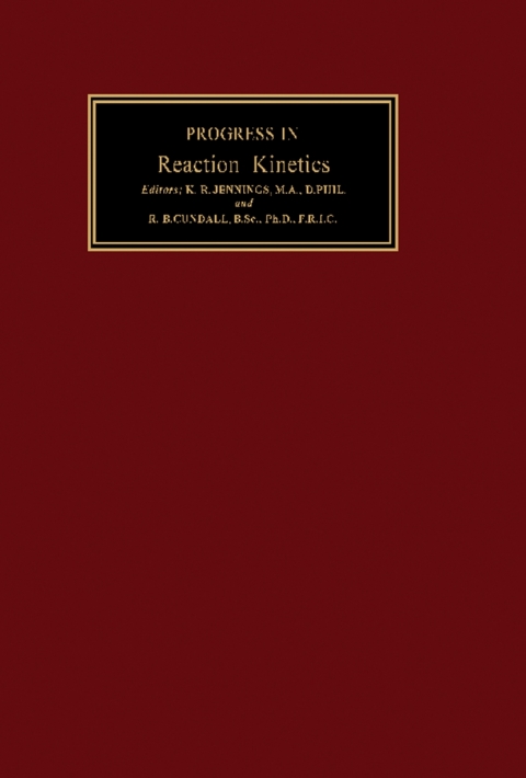 Cover image for book Progress in Reaction Kinetics