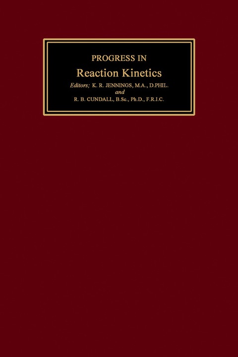 Cover image for book Progress in Reaction Kinetics