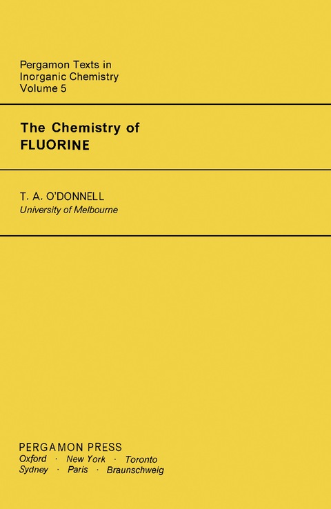 Cover image for book The Chemistry of Fluorine