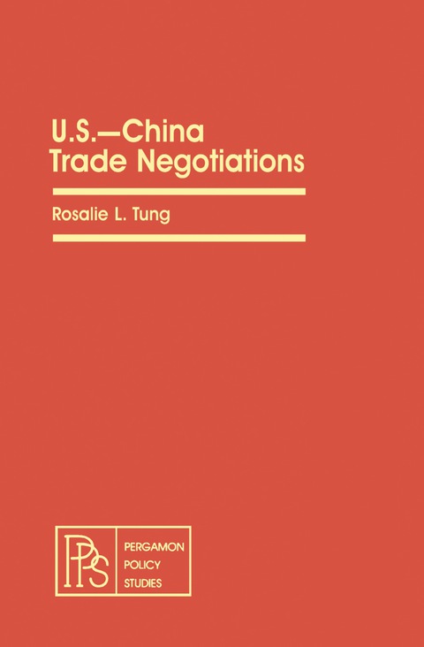 Cover image for book U.S.—China Trade Negotiations