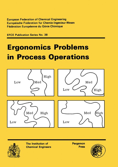 Cover image for book Ergonomics Problems in Process Operations