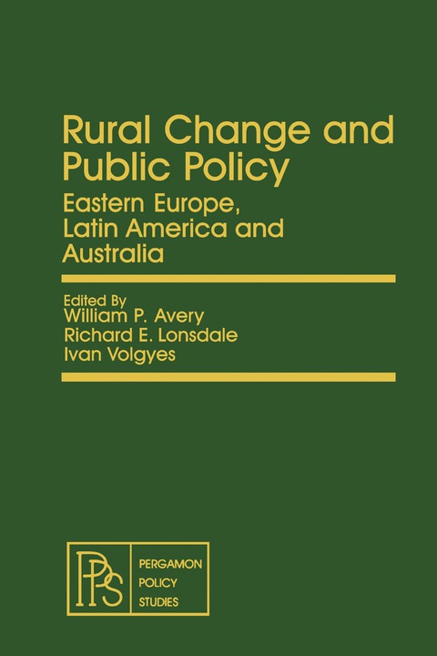 Cover image for book Rural Change and Public Policy
