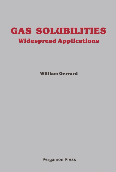 Cover image for book Gas Solubilities
