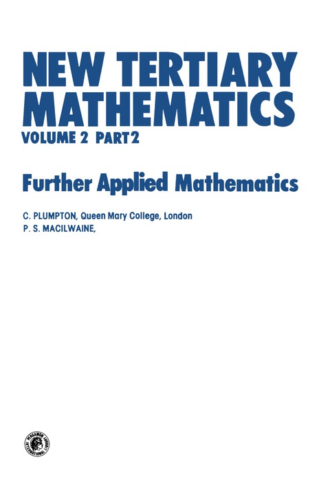 Cover image for book New Tertiary Mathematics