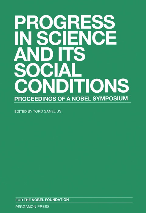 Cover image for book Progress in Science and Its Social Conditions