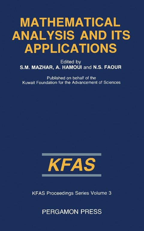 Cover image for book Mathematical Analysis and Its Applications