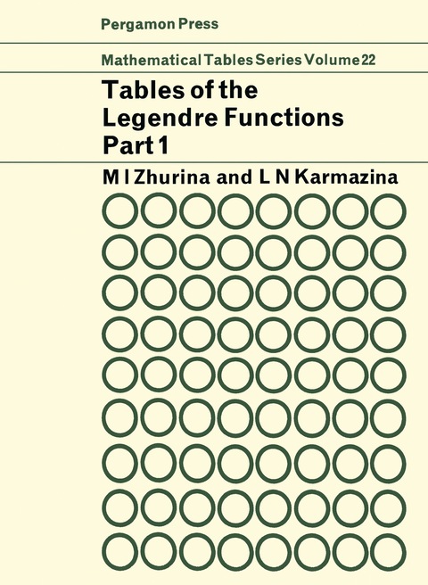 Cover image for book Tables of The Legendre Functions P—½+it(x)