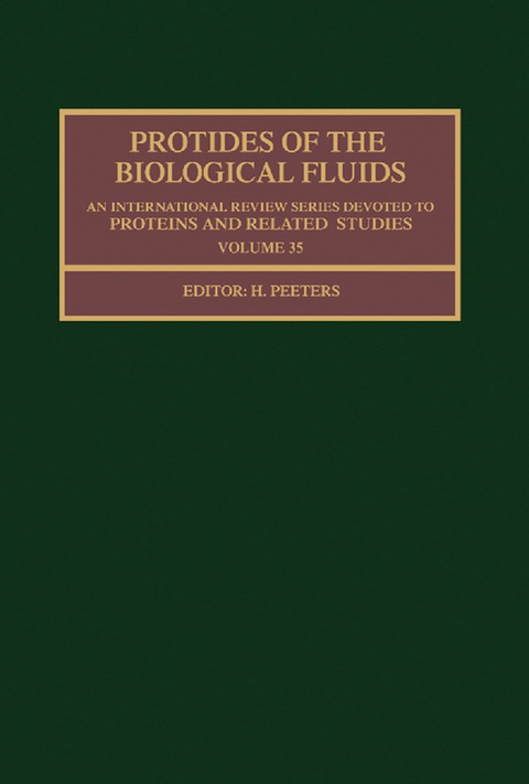 Cover image for book Protides of the Biological Fluids