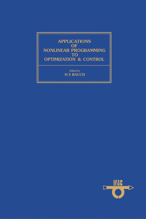 Cover image for book Applications of Nonlinear Programming to Optimization and Control