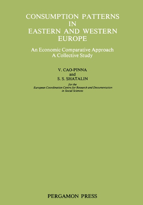 Cover image for book Consumption Patterns in Eastern and Western Europe