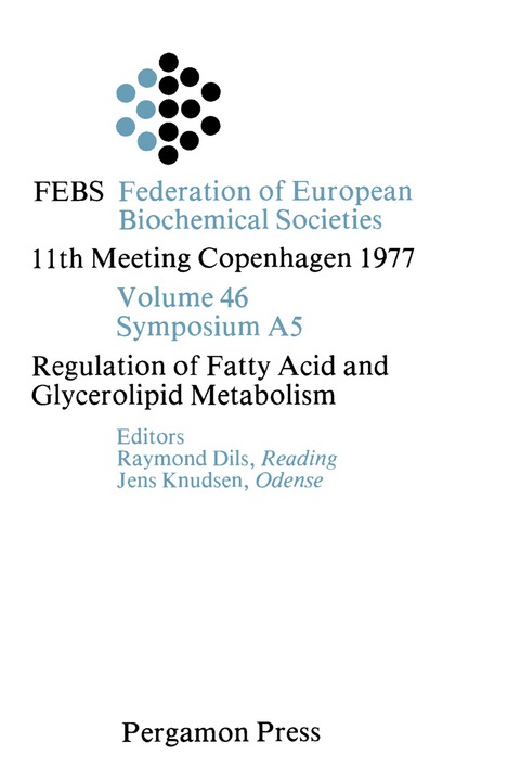Cover image for book Regulation of Fatty Acid and Glycerolipid Metabolism