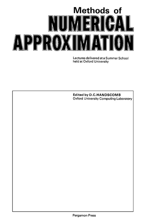 Cover image for book Methods of Numerical Approximation