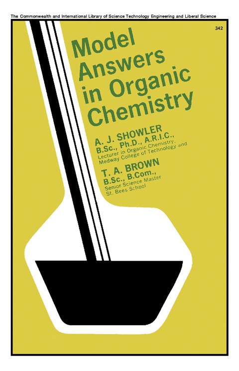 Cover image for book Model Answers in Organic Chemistry