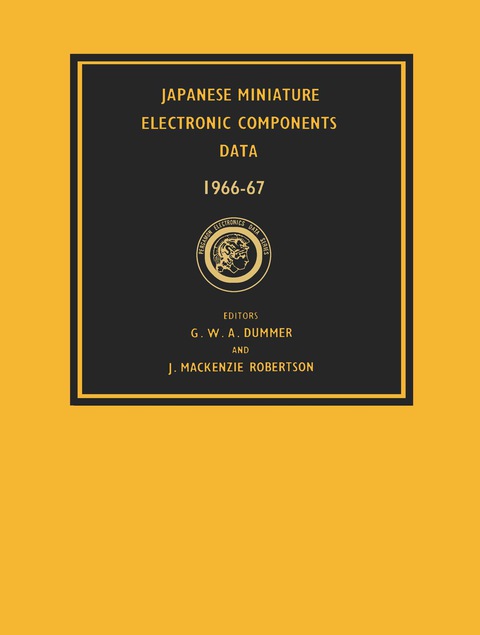 Cover image for book Japanese Miniature Electronic Components Data 1966—7