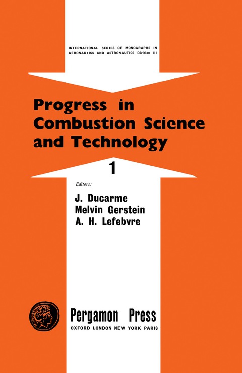 Cover image for book Progress in Combustion Science and Technology