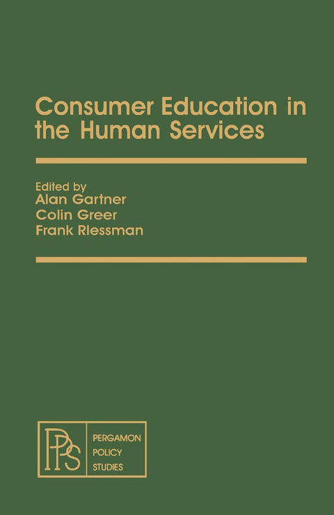 Cover image for book Consumer Education in the Human Services