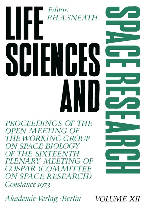 Cover image for book Life Sciences and Space Research
