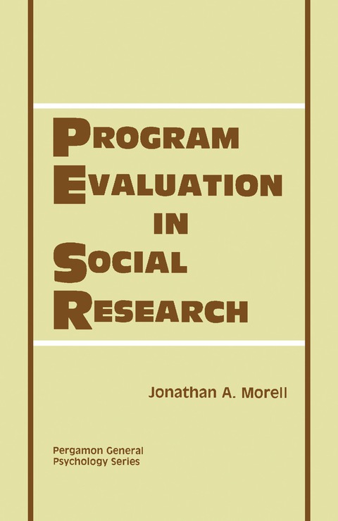 Cover image for book Program Evaluation in Social Research