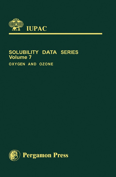 Cover image for book Oxygen and Ozone