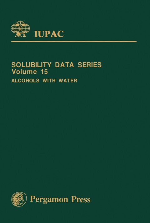 Cover image for book Alcohols with Water