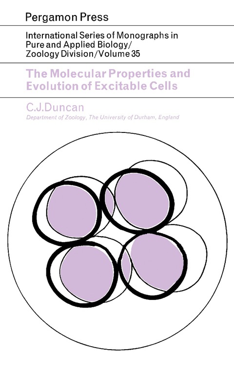 Cover image for book The Molecular Properties and Evolution of Excitable Cells