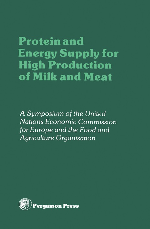 Cover image for book Protein and Energy Supply for High Production of Milk and Meat