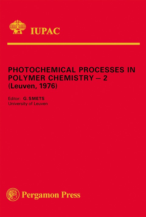 Cover image for book Photochemical Processes in Polymer Chemistry - 2