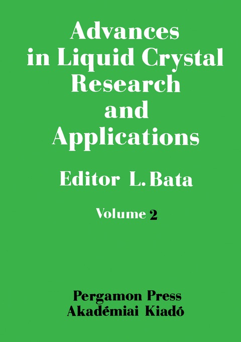 Cover image for book Advances in Liquid Crystal Research and Applications