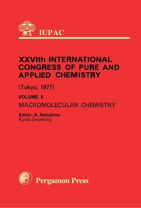 Cover image for book Macromolecular Chemistry
