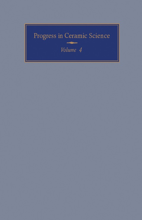 Cover image for book Progress in Ceramic Science