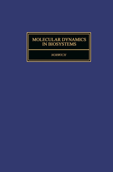 Cover image for book Molecular Dynamics in Biosystems